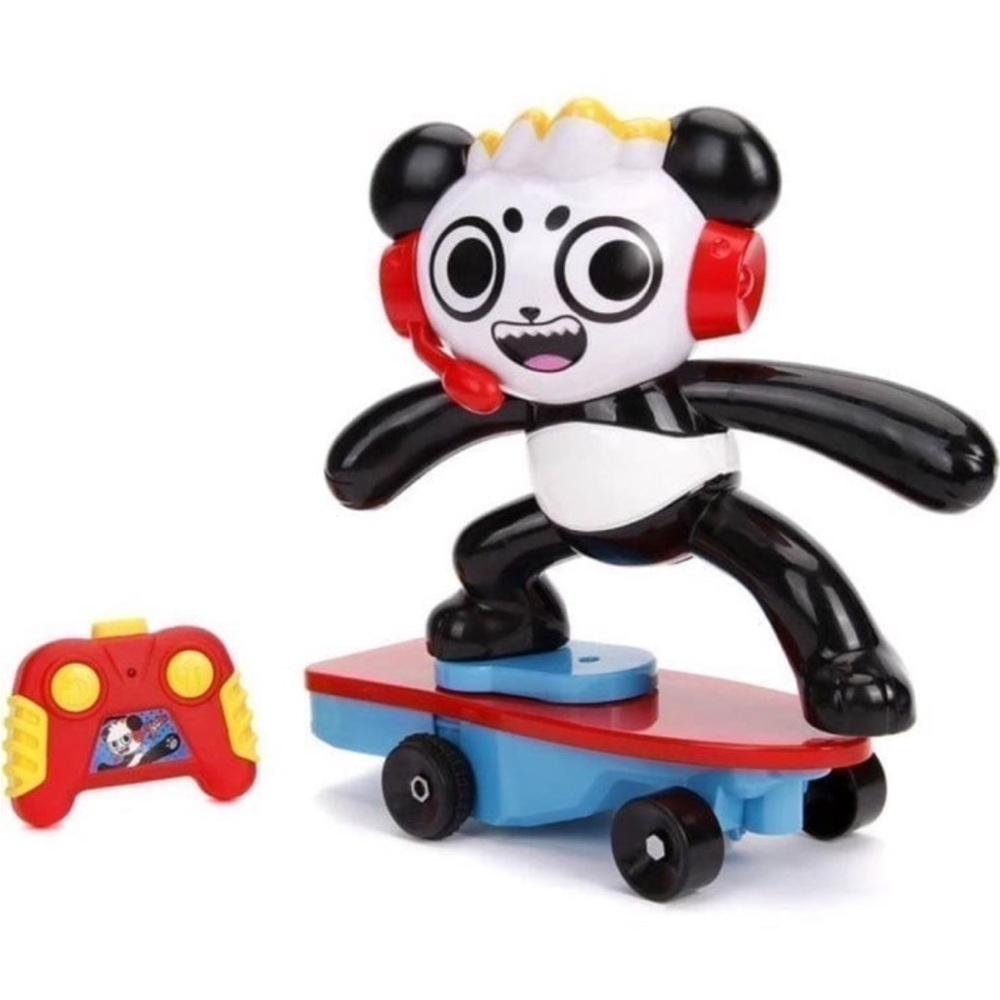 NEW Remote Control Toy Ryan’s World Combo Panda Stunt Skateboard Car R/C Fun